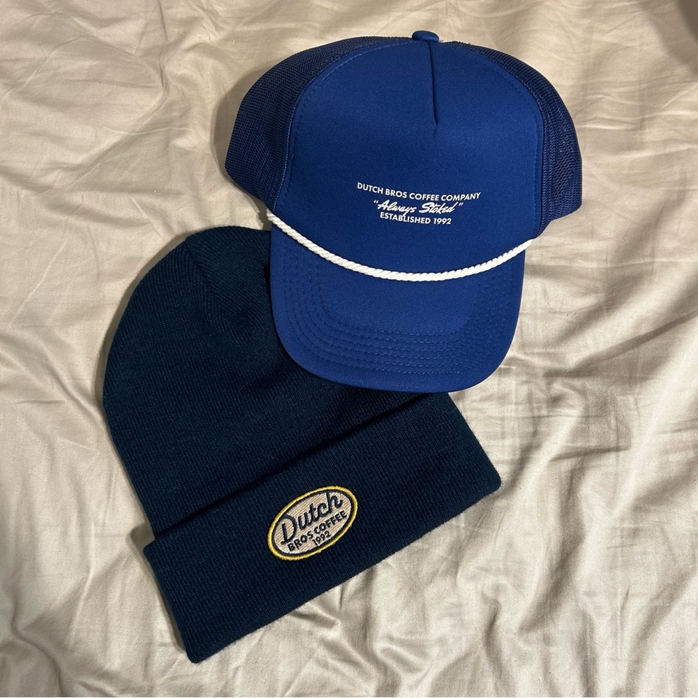 Dutch Bros Beanie and Hat